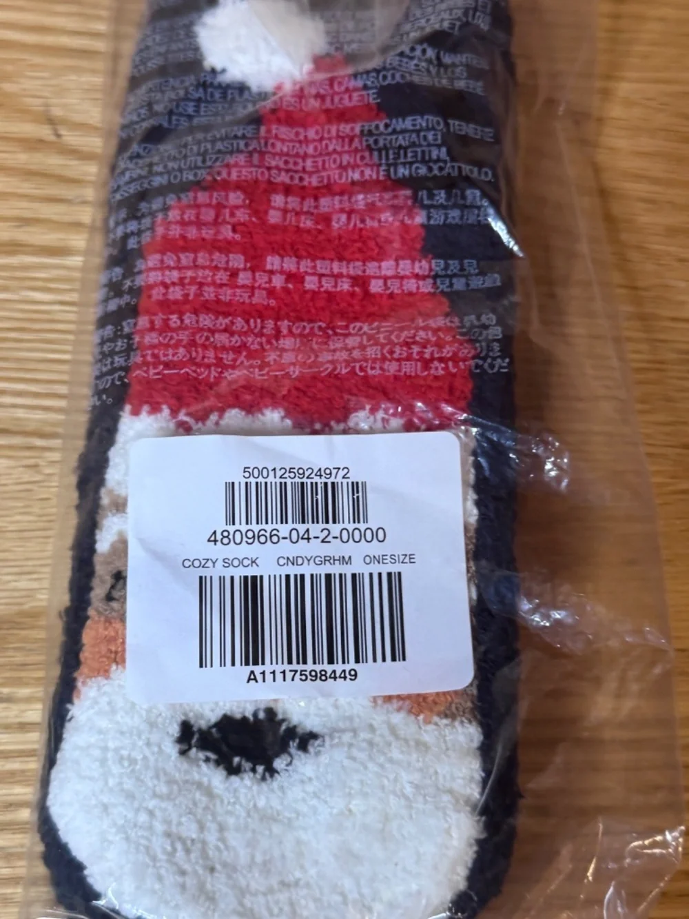 Old Navy Kids One Size Gender-Neutral Matching Holiday Santa Cozy Socks NWT